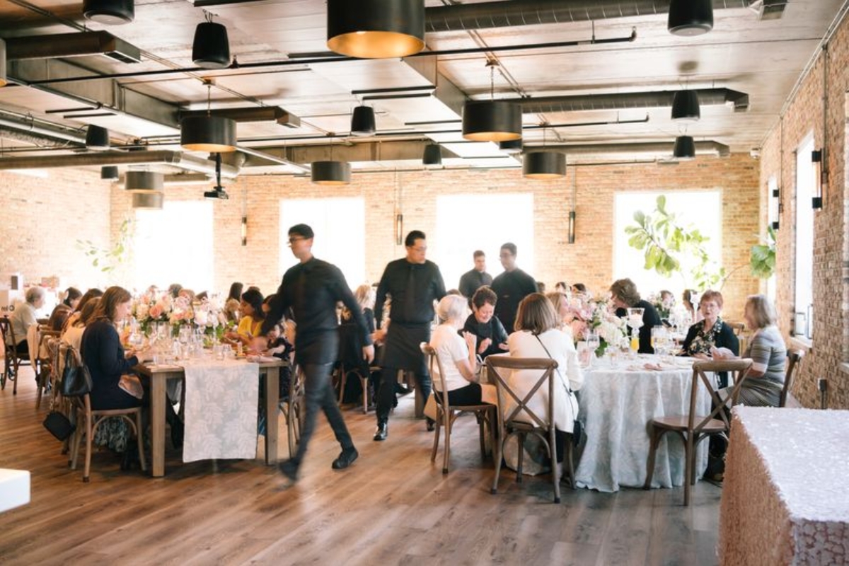 paramount events staff catering at an event