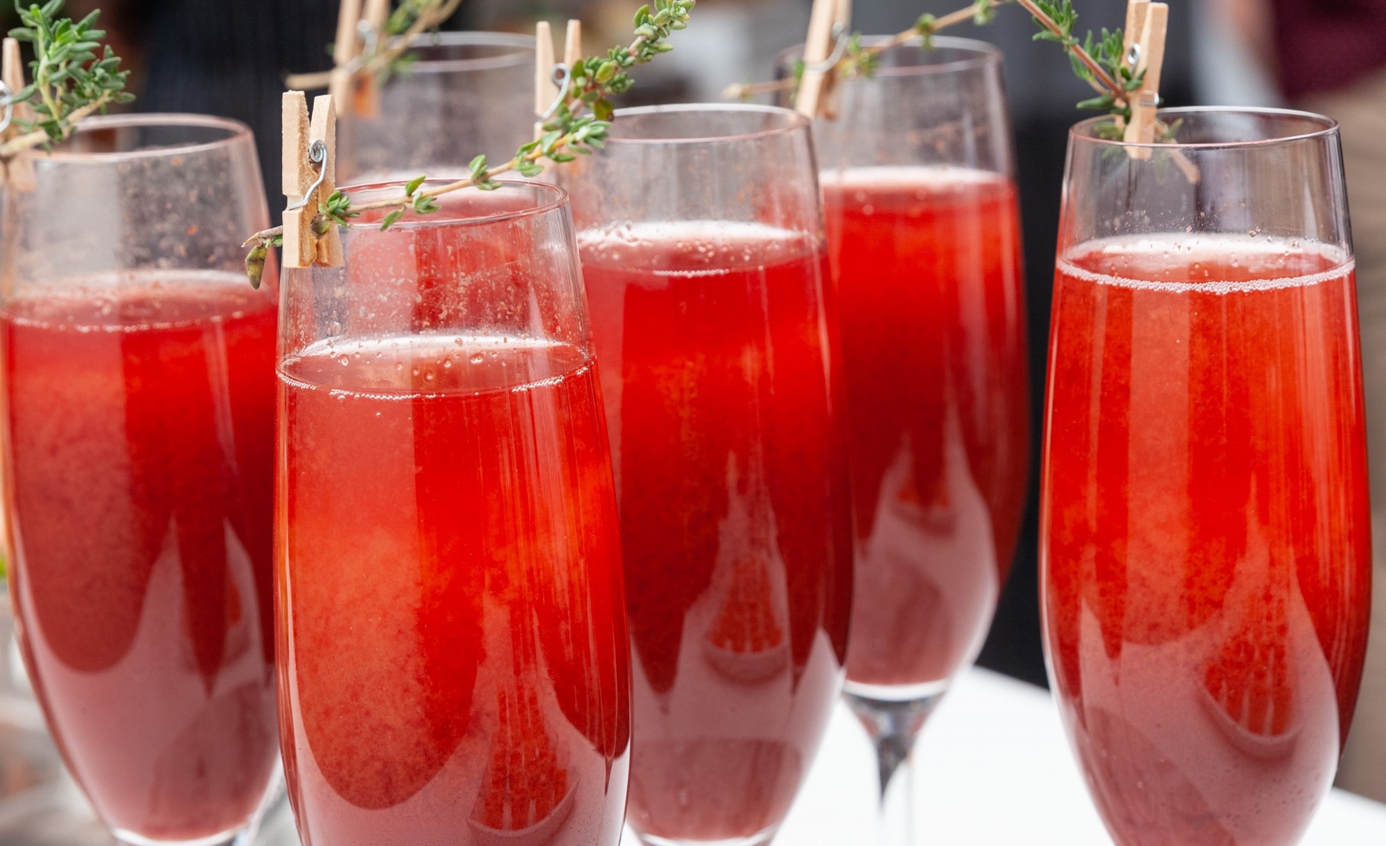 Holiday BlackCherry Prosecco Cocktail