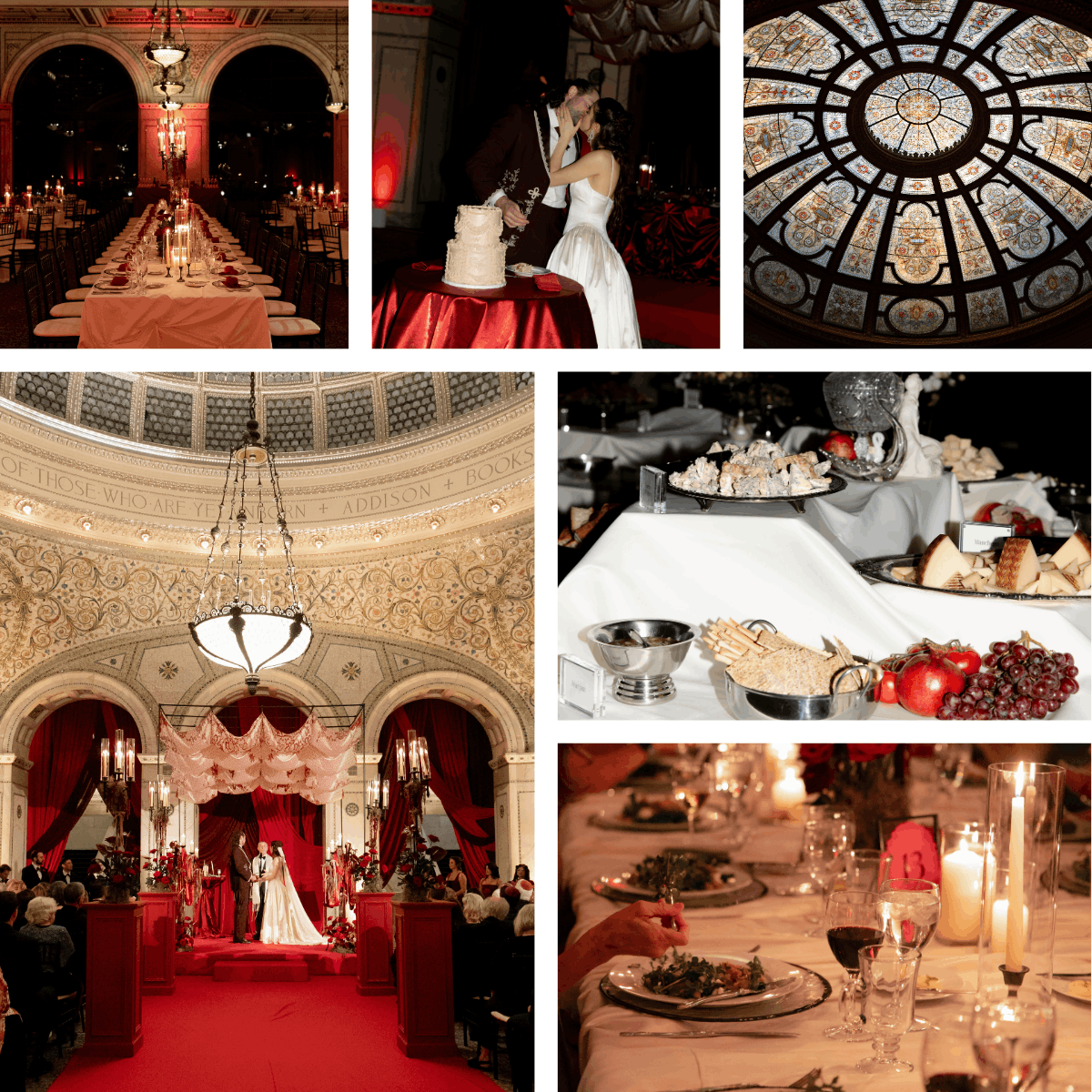 Moody Wedding Cultural Center Paramount Events Chicago Catering