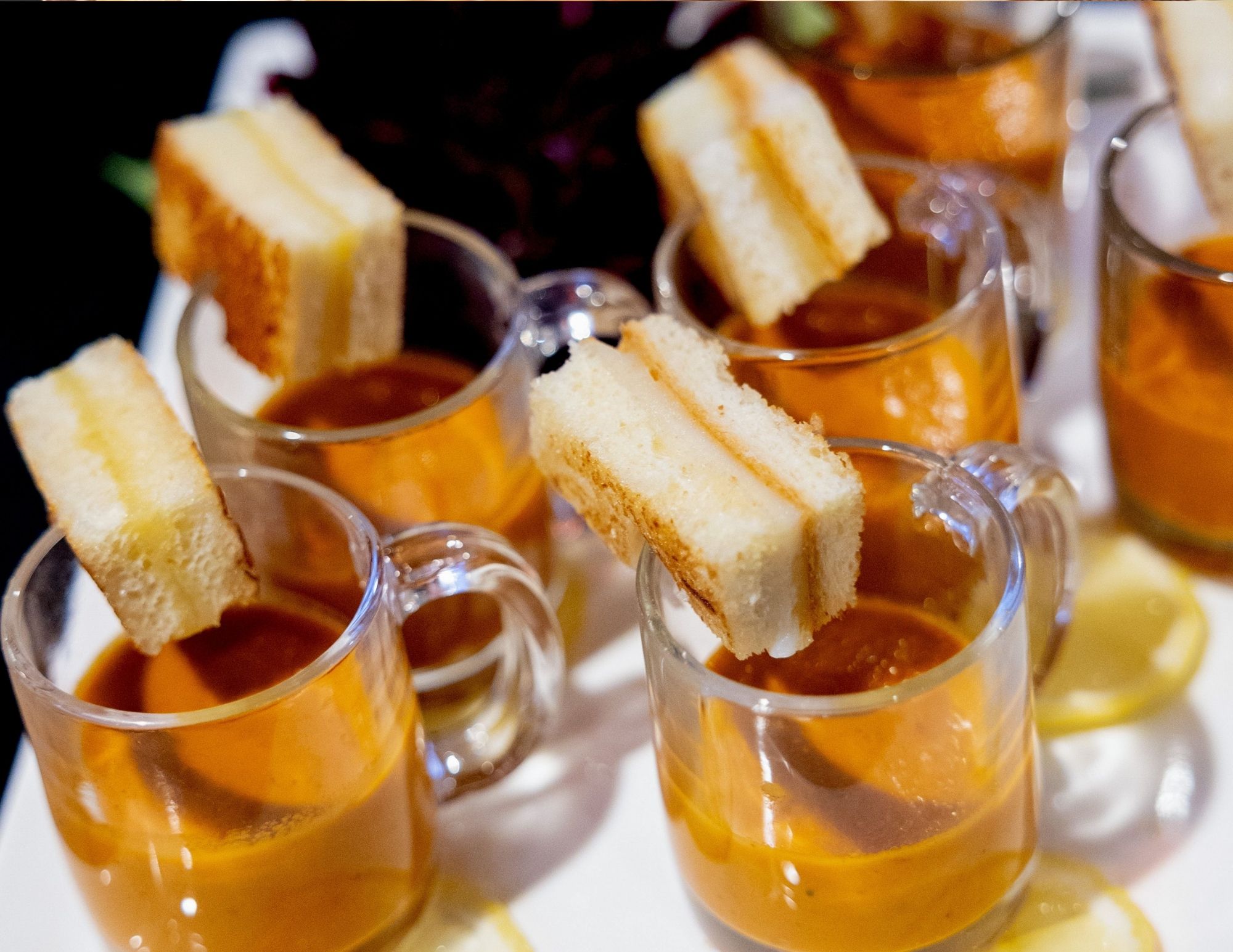 dip and bites for a unique adult appetizer experience by Chicago caterer Paramount Events